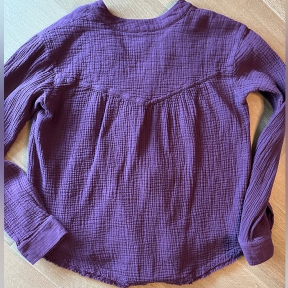 Free people cotton / gauze top size S - Picture 2 of 4